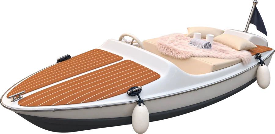 Tretboot-Yacht Simba